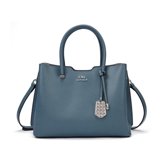 Turquoise top handle crossbody handbag