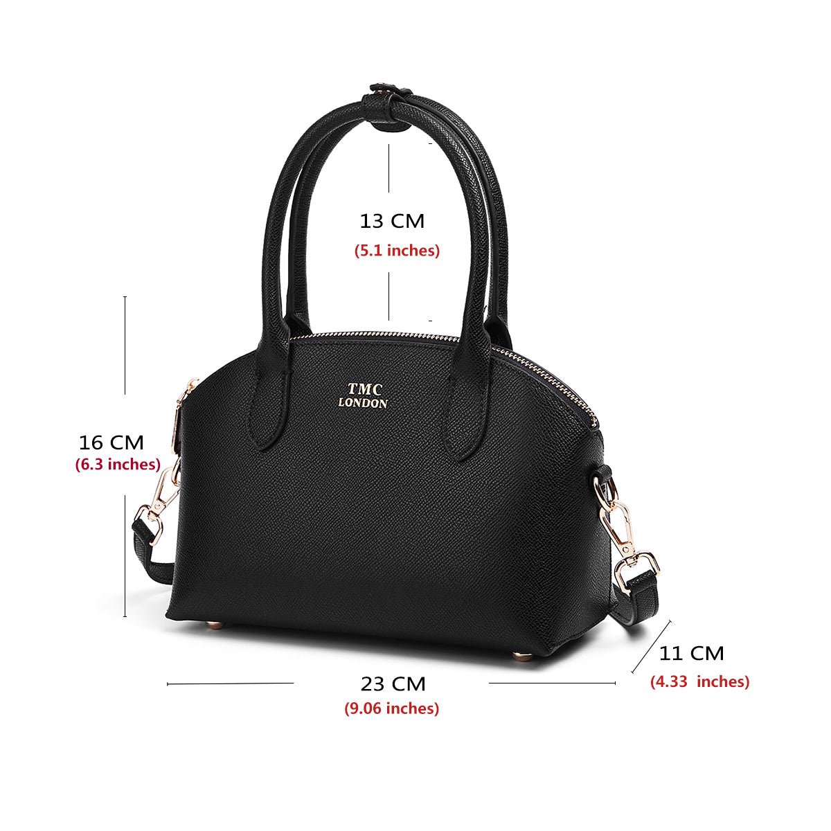 Black small shoulder handbag